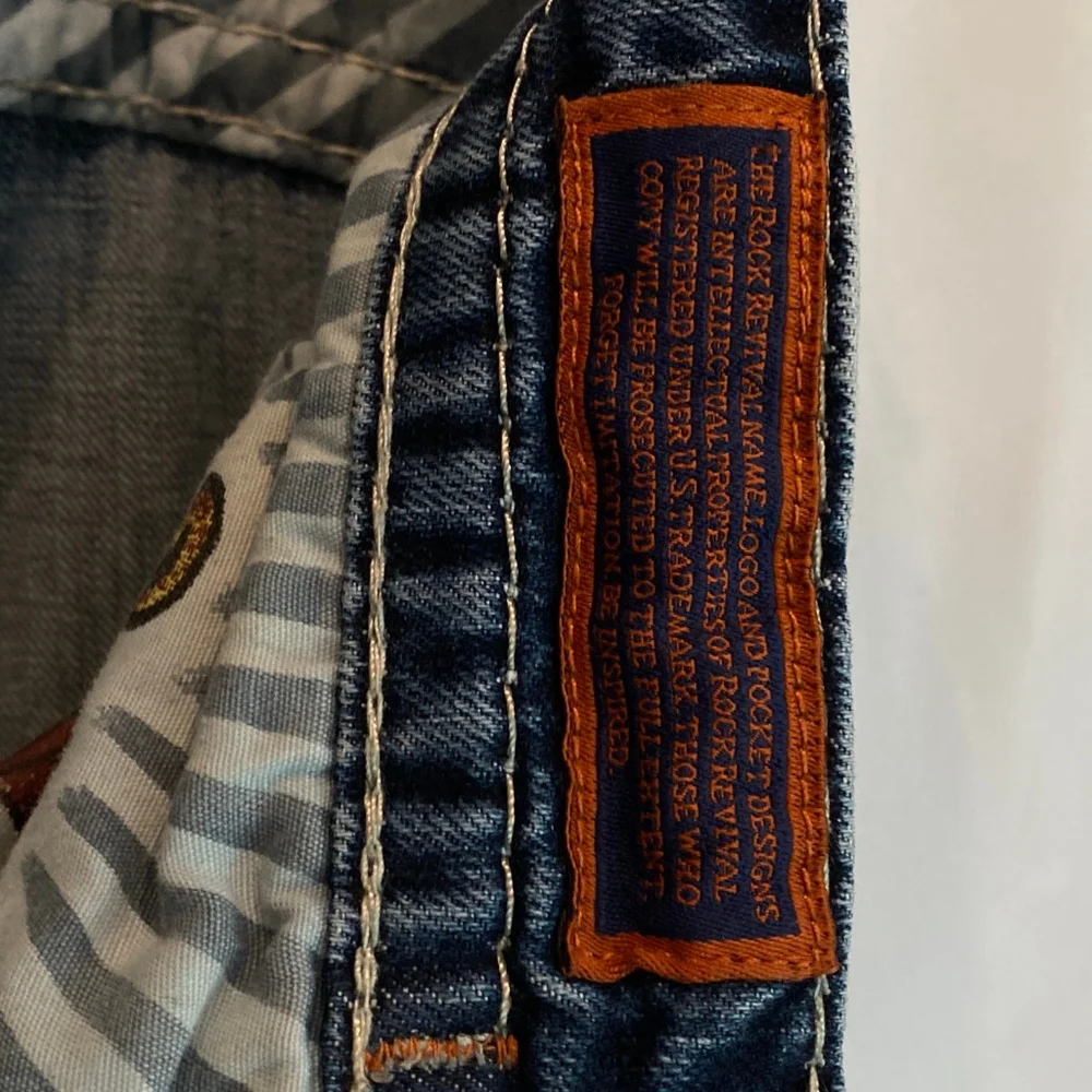 Rock Revival James Bootcut Men’s Jeans in Size 34